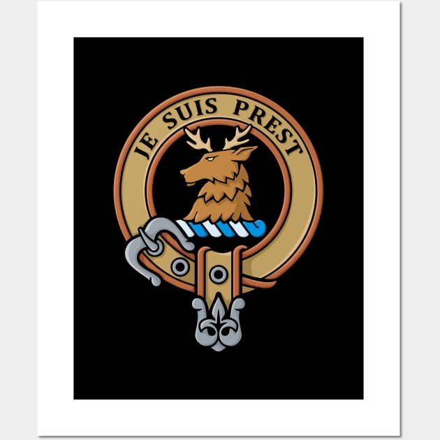 Clan Fraser of Lovat Crest Wall Art by sifis